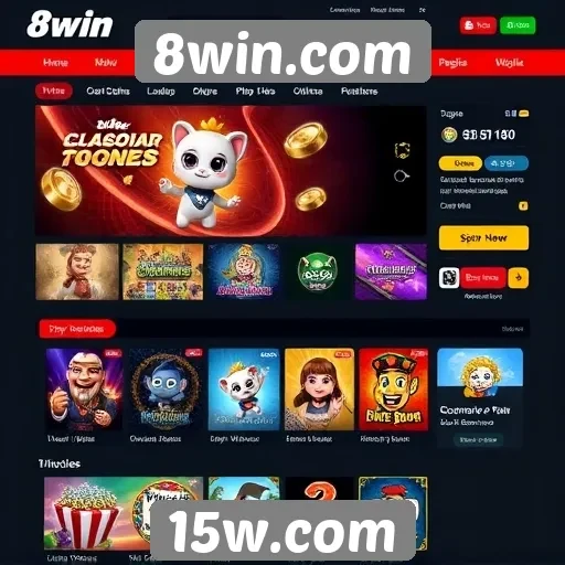 Experiência do usuário no site 8win.com